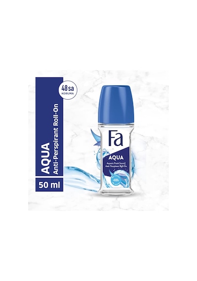 Aqua Roll-on 50 Ml Okyanus Kokulu Kadın Roll-on 2li Paket