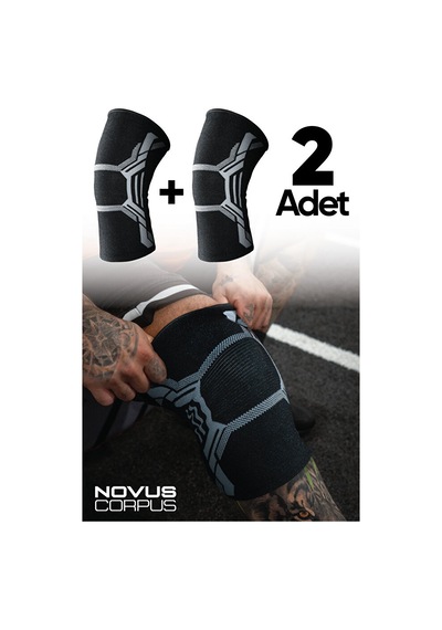 2'li Fitness Spor Dizlik Unisex Knee Sleeve Spor Antrenman Destek Koşu Gym Ortopedik Dizlik
