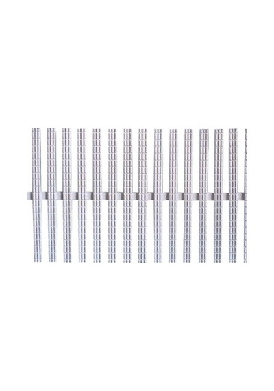Gemaş Havuz Savak Kanal Izgarası Plastik 25 cm Tek Geçme (1 metre