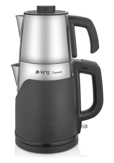 King Tremolo Kcm335 Çay Makinesi Inox 1,2 Litre Demlik Kapasitesi Paslanmaz Çelik Gövde Ve Demlik İle Şık Tasarım