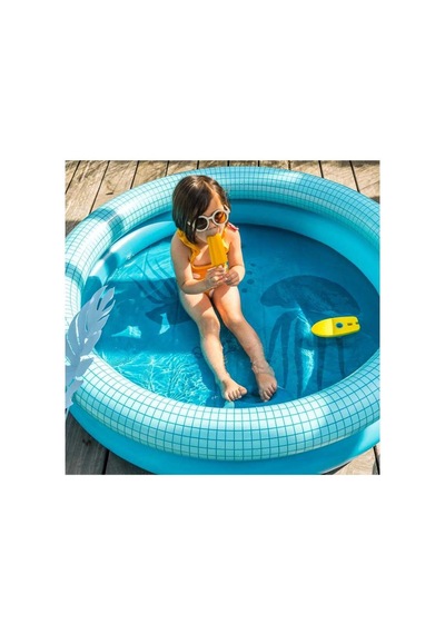 Quut Dippy Şişme Çocuk Yüzme Havuzu Çap 120 Cm O 172673 Çok Renkli