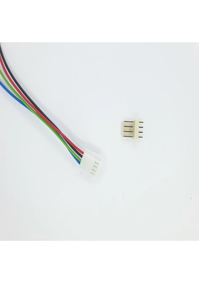 2,54mm 4 Pin 2510 Kablolu Dişi Konnektör + 180D Erkek PCB Tipi 20cm - 0,25mm