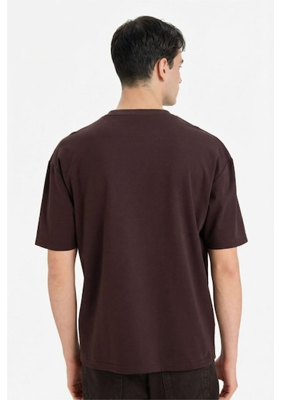 Defacto Nefes Alabilen Oversize Tişört X3926az26spbn192 Kahve-bn192