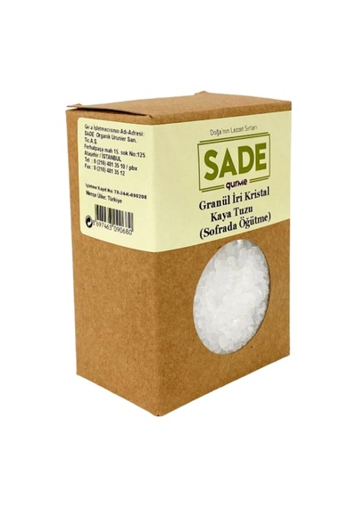 Sade Granül Kristal Kaya Tuzu 500 Gr