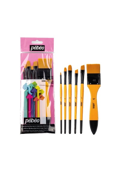 Pebeo 6'lı Karma Fırça Seti Set-8
