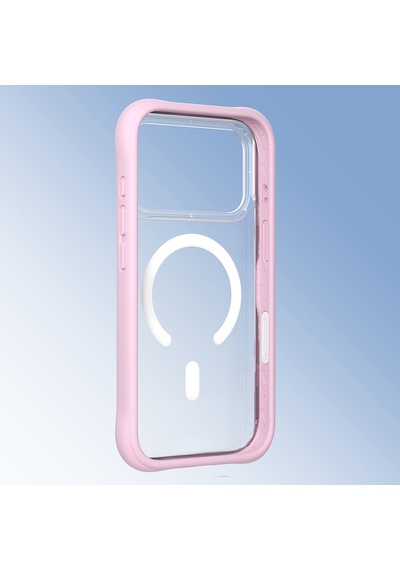 Apple Uyumlu iPhone 17 Pro Max  Kılıf M-safe Şarj Özellikli Airbagli Youngkit Dynamic 2 Serisi Kapak Pembe Pembe