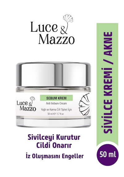 Luce & Mazzo Akne ve Sivilce Kremi 50 ML