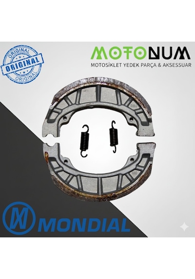 Mondial Agk 125 Arka Fren Kampana Balata Takımı Mdl0006