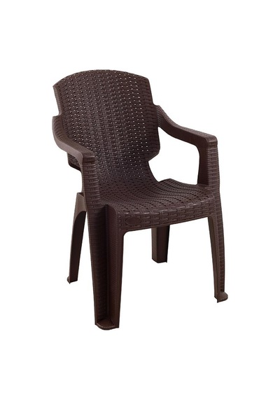 Mandella Golf Rattan Koltuk 6 Adet Kahverengi