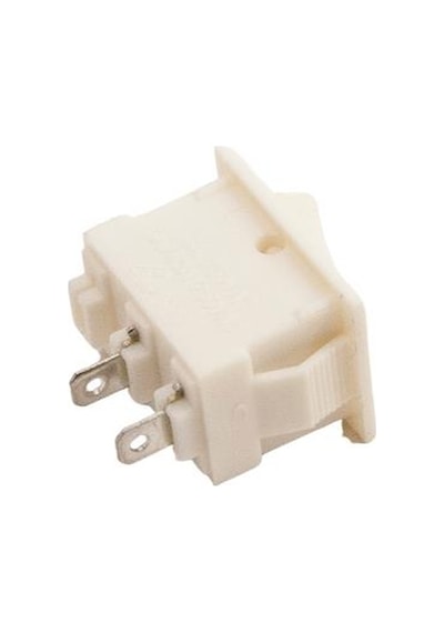 KCD11 Mini Beyaz On-Off Anahtar - Kısa Pinli