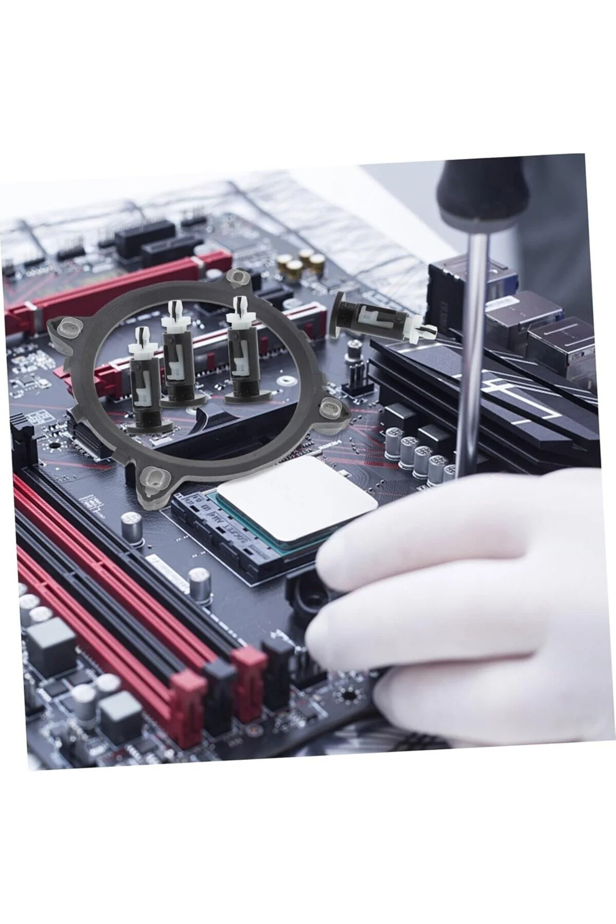 4 Adet Intel Işlemci Fan Tırnağı Işlemci Ayağı Lga 775,1136,1150,1151,1155,1156,2011 Soket Tırnak