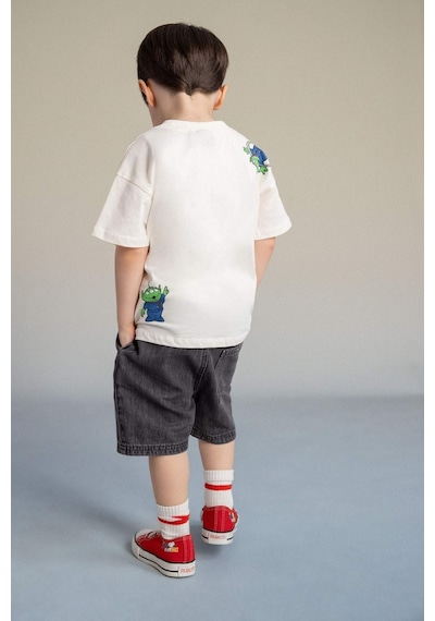 Defacto Pamuklu Denim Şort Erkek Bebek G7553a526smnm55 Gri-nm55