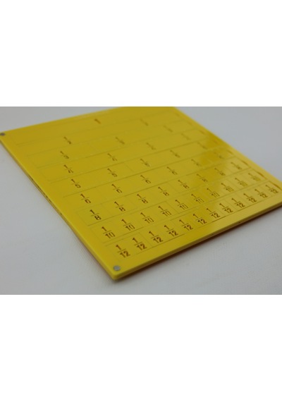 Luga Atölye Matematik Kesir Eğitim Seti & Eğlenceli Matematik Öğrenme - Sarı