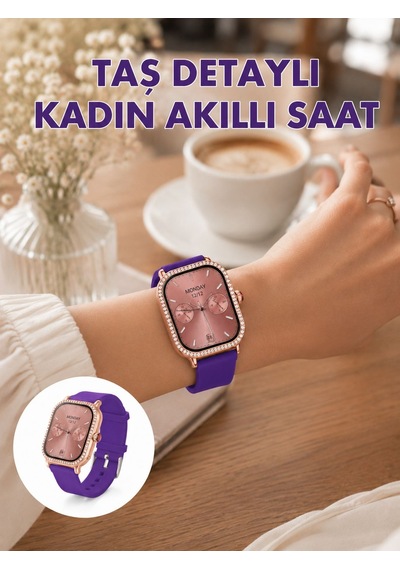 Uzaktan Kamera Kontrollü Kadın Akıllı Saat Seti - Lisinya