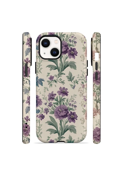 Velvoria Valestra Lavanta Botanik Apple iPhone Uyumlu 15 Darbe Korumalı Kılıf Valestra Select - Lavanta Botanik