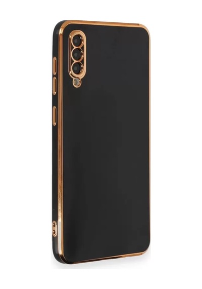 Newface Samsung Galaxy A50 Kılıf Volet Silikon - Siyah