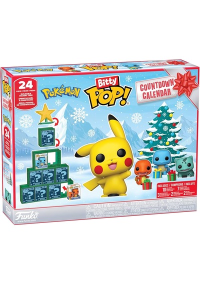Funko Pop Bitty Pokemon Bitty 24-day Countdown Advent Calendar 24 Bitty Collection Takvimi
