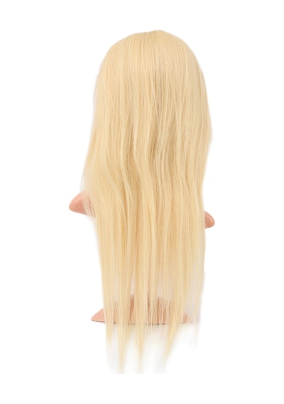 Gerçek Front Lace Düz Platin Tül Peruk - 60-65cm