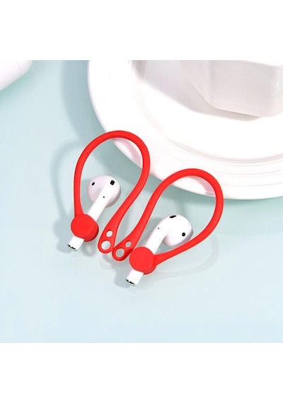 Kuulaa Apple Uyumlu iOS  Airpods Için Çengeli Kulaklık Kancası Tutucu Anti-L