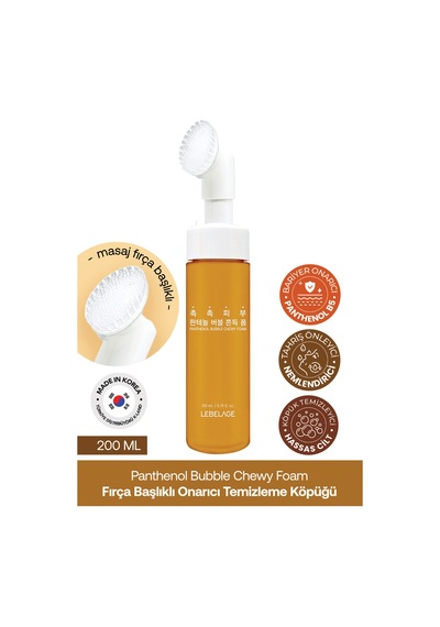 Temizleme Aparatlı Panthenol Temizleme Köpüğü Lebelage Panthenol Bubble Chewy Foam