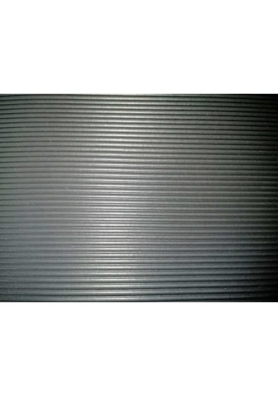 ALMITAL 48 Cm X 1 M Antrasit Çizgi Desenli Suni Deri, Çekmece