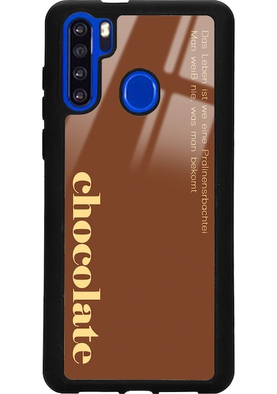Reeder P13 Blue Max Choclate Tasarımlı Glossy Telefon Kılıfı Siyah