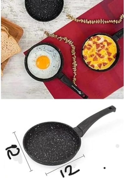 12 Cm Granit Sos Tavası Mini Tereyağı Tavası, Yapışmaz Küçük Tava, Yumurtalık, Sos Ve Tereyağı Eritme İ Diğer