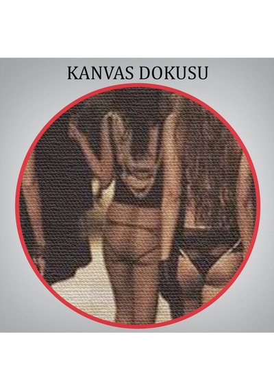 Es10 Özel Tasarım, Dekoratif BaskıSokak Kadınları Tablosu - Street Woman-6554 (70 x 100)