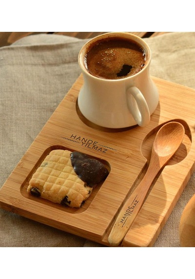 Kişiye Özel İsimli Bambum Ta Sunum Tabağı