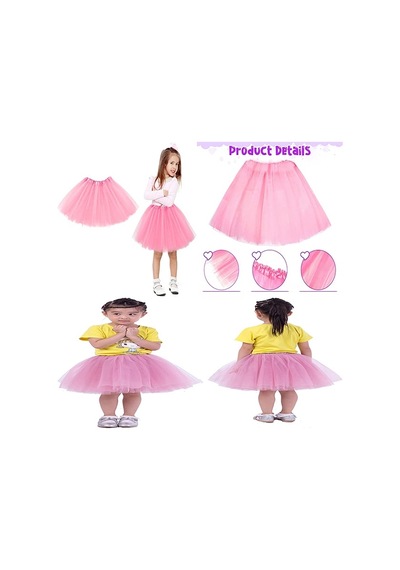 Mey İthalat Pembe Renk Tütü Etek Bale Eteği Gösteri Eteği Çocuk Bebek Boy