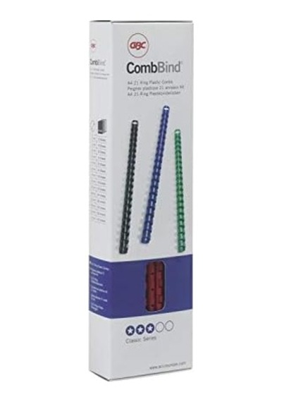 Gbc Combbind Ciltleme Spiralleri, A4 Uzunluk, Siyah, 14 Mm Spiral, 100&apos Lü Paket, 4028178