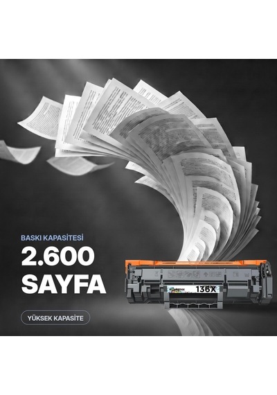 Hp 136x-w1360x Uyumlu  Toner - Çipli/ M211 / M236 Yüksek Kapasite - A Plus