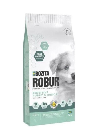 Bozita Robur Tahılsız Yavru Köpek Maması Kuzulu 12 Kg