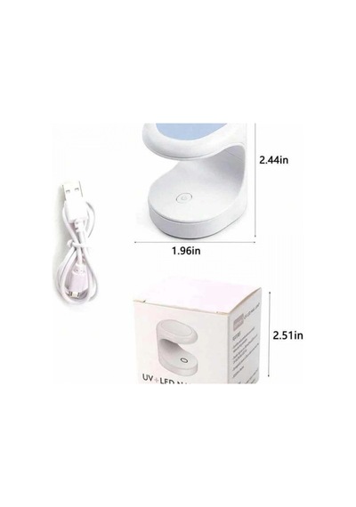 16 W Uv Led Mini Kalıcı Oje Kurutucu Taşınabilir 3 Led Tırnak Kurutma Cihazı
