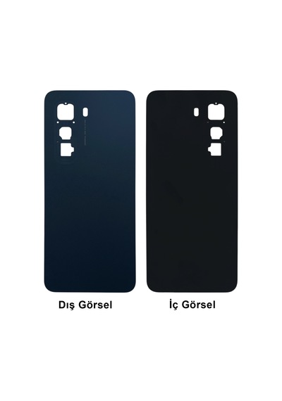Teknonet İnfinix Hot 50 Pro Uyumlu Batarya Kapağı - Siyah Siyah