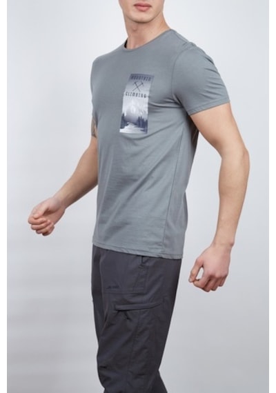 Alpinist Lex Erkek T-Shirt Koyu Gri (543863353)