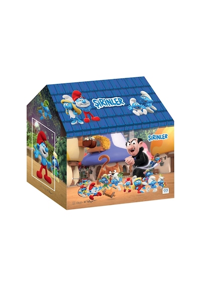 Ca Games Şirinler - Smurfs Temalı Lisanslı Kaliteli Kumaşlı 2 Kişilik Kolay Kurulum Eğlenceli Çocuk Oyun Çadırı Açık Mavi