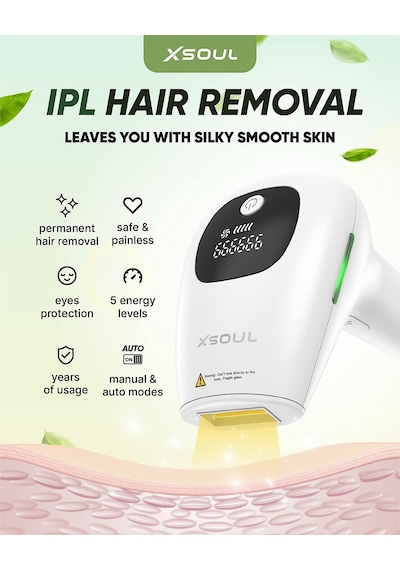 Xsoul 999.999 Atımlı IPL Lazer Epilasyon Cihazı