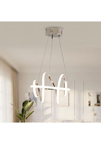Tt005-fsr-gnr Tt Ayd. Günışığı Burgu Fransızsarıkaplama Led Avize Rosegold