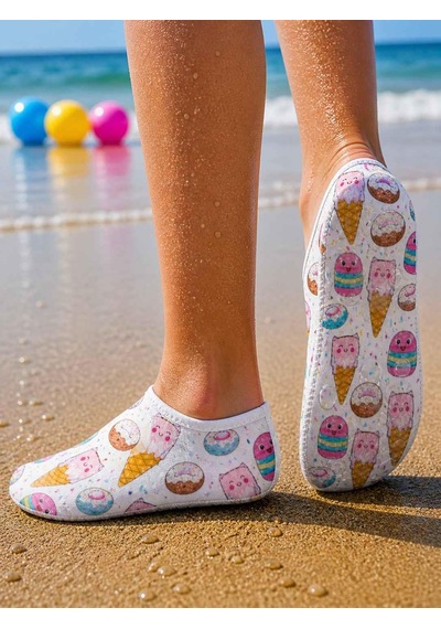 Gripptoes Kaymaz Damla Tabanlı Deniz&havuz Çorabı O1 Çok Renkli