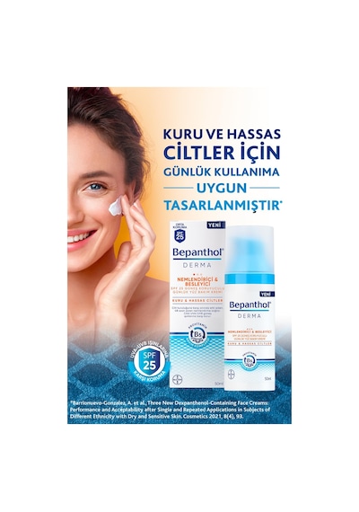 Bepanthol Derma Nemlendirici & Besleyici SPF 25 Günlük Yüz Kremi 50 ML + Derma Yoğun Nemlendirici Gece Bakım Kremi 50 ML