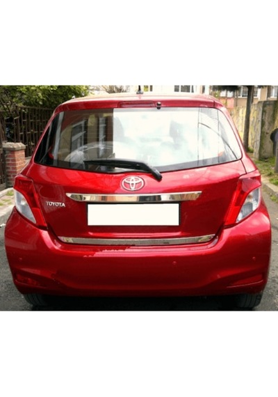 Toyota Uyumlu Yaris Krom Bagaj Alt Çıta 2012-2016 Arası P.Çelik