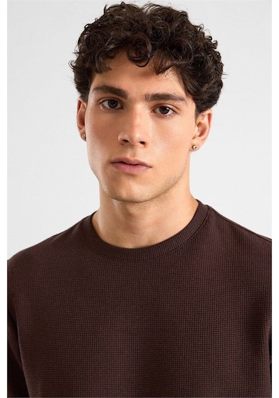 Süvari Koyu Kahve Regular Melanjlı Baskısız Waffle Bisiklet Yaka Cepsiz Düz Sweatshirt Sw2013700027-kh9 Koyu Kahverengi Süvari Koyu Kahve Regular Melanjlı Baskısız Waffle Bisiklet Yaka Cepsiz Düz Sweatshirt Sw2013700027-kh9 Koyu Kahverengi