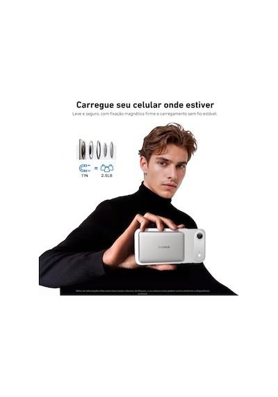 Lexroo Am41 Picogo 0.3" Ultra İnce 5000mah Magsafe Kablosuz Powerbank,titanyum Çok Renkli