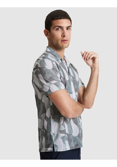 Pierre Cardin Erkek Koyu Mint Gömlek Kısa Kollu 50320923-vr152