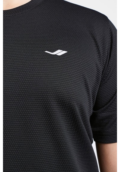 Lescon Siyah Çocuk Kısa Kollu T-Shirt 23S-3298-23B Siyah