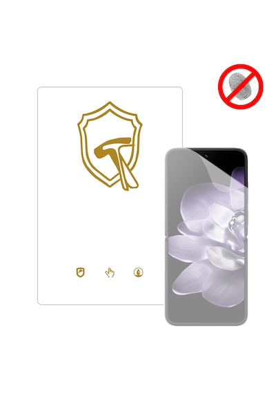 Xiaomi Mi Mix Flip Full Tpu Nano Ön Ekran Koruma Filmi - Ekm101