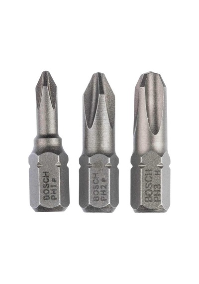 Bosch 3 Parçalı Extra Hard Serisi Vidalama Ucu Seti PH123*25 mm 2607001752