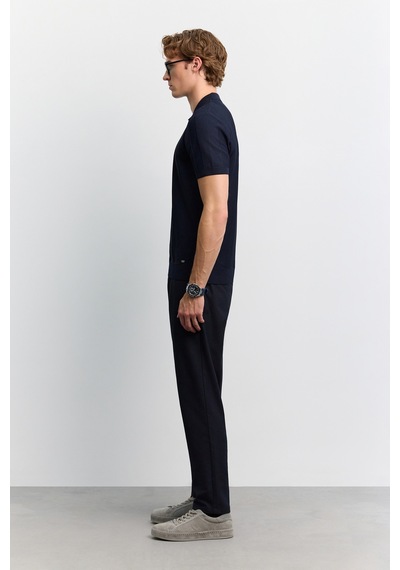 Avva Erkek Siyah Polo Yaka Fermuarlı Kolay Ütülenen Kırışmaz Regular Fit Triko T-shirt A62y5007 Lacivert Avva Erkek Siyah Polo Yaka Fermuarlı Kolay Ütülenen Kırışmaz Regular Fit Triko T-shirt A62y5007 Lacivert
