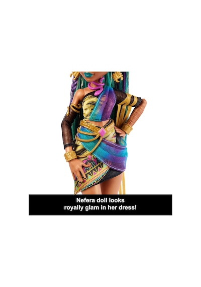 Monster High Mumya Elbisesiyle Nefera De Nile Bebek Jdr48